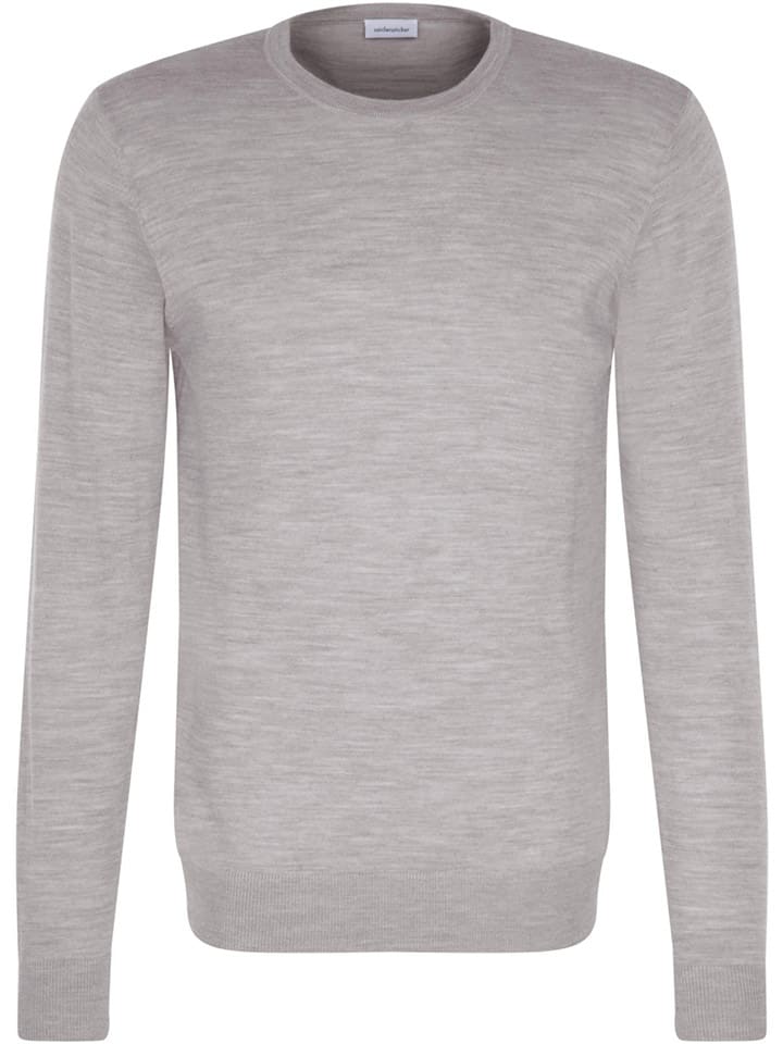 Wollpullover in Grau