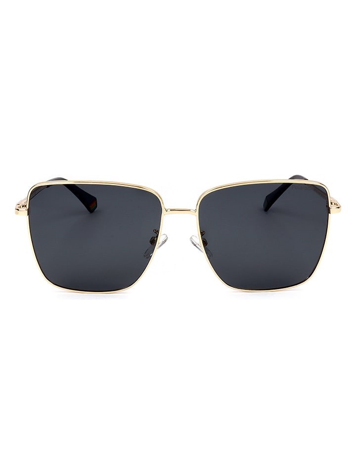 Damen-Sonnenbrille in Gold/ Schwarz