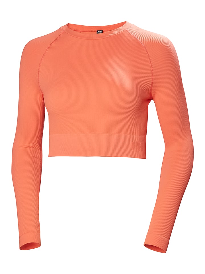 Koszulka sportowa "Allure Seamless" w kolorze pomarańczowym