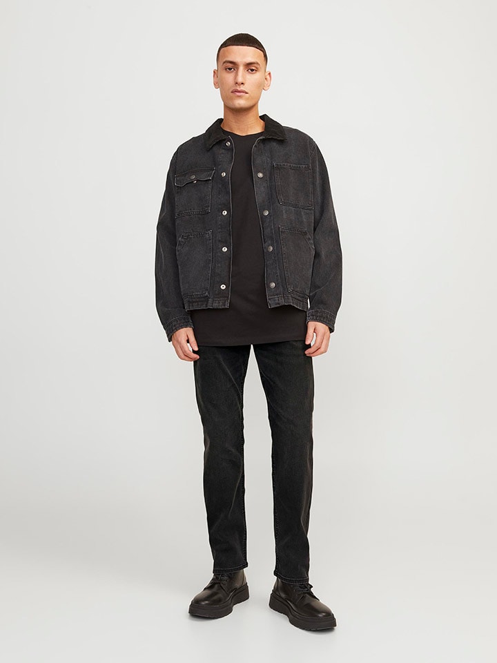 Spijkerbroek - regular fit - zwart