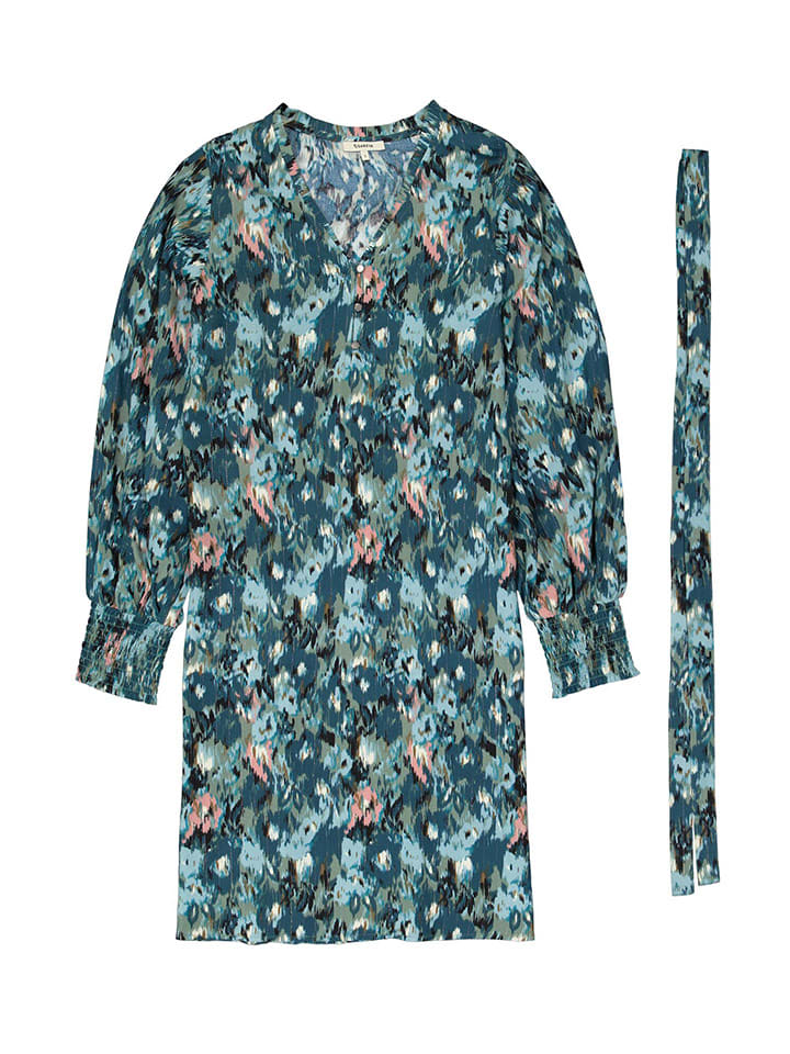 Garcia Jurk blauw groen goedkoop kopen limango