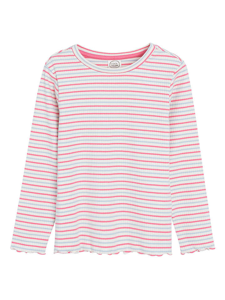 Longsleeve in Rosa/ Blau