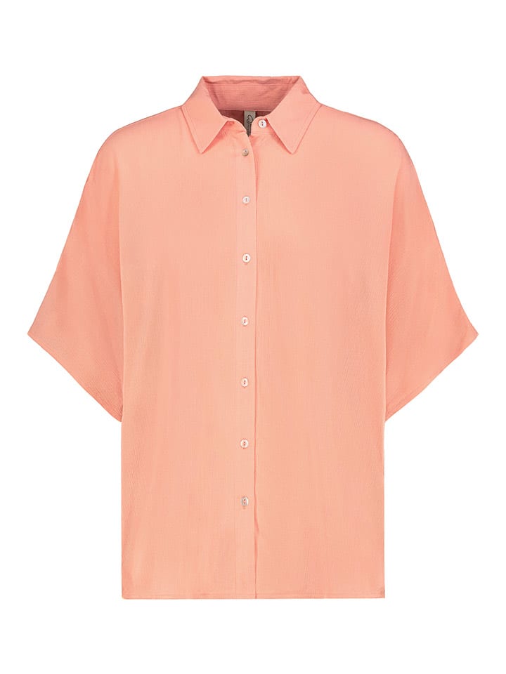 Blouse abrikooskleurig