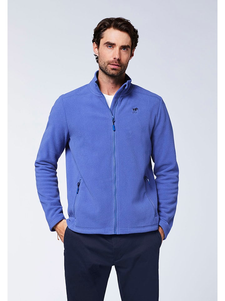 Fleece vest blauw