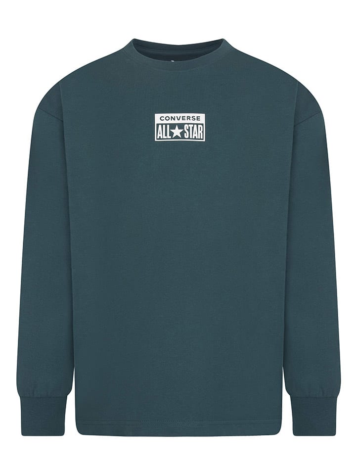 Converse Sweatshirt donkergroen goedkoop kopen limango