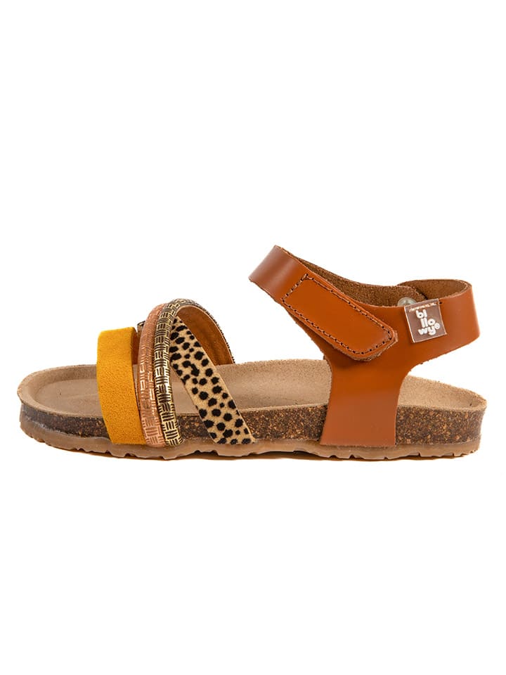 Sandalen "Rosso" in Hellbraun