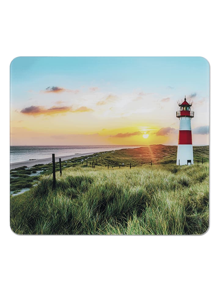 Herdabdeckplatte "Leuchtturm" - (L)50 x (B)56 cm