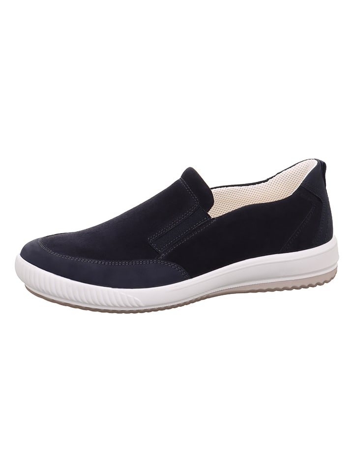 Leder-Slipper "Tanaro 5.0" in Dunkelblau