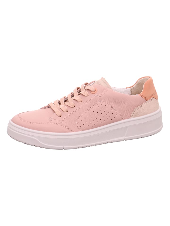 Leder-Sneakers "Rejoise" in Rosa
