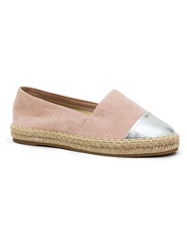 Espadryle w kolorze jasnoróżowym
