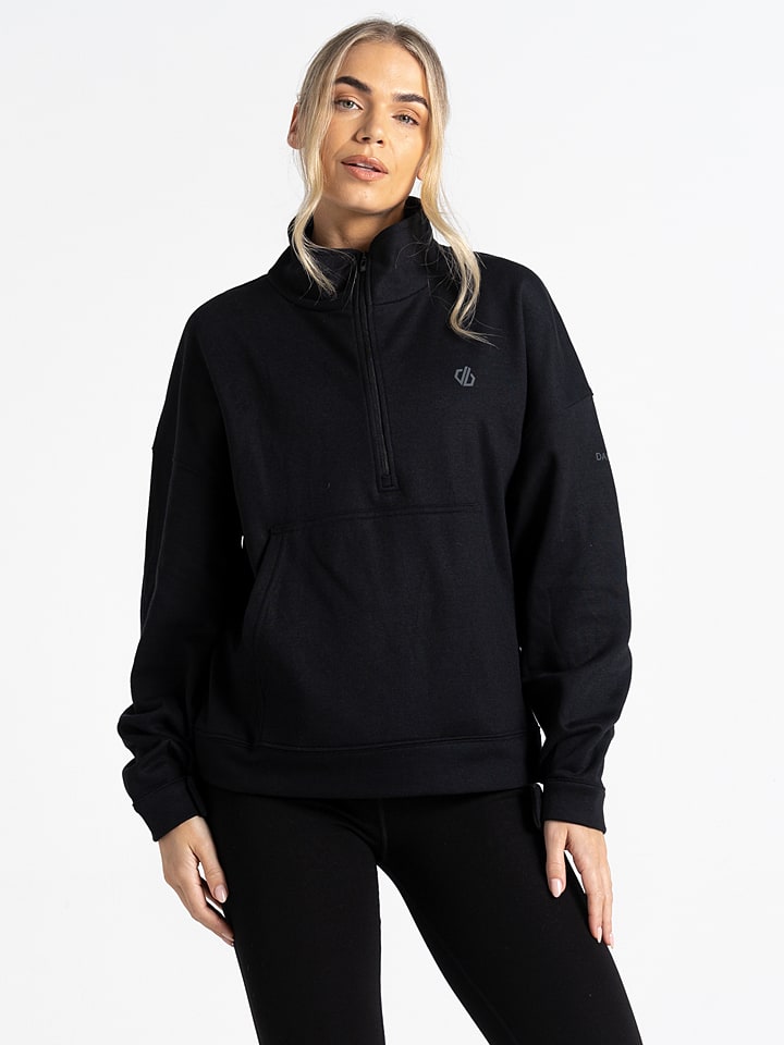 Sweatshirt "Recoup II" in Schwarz