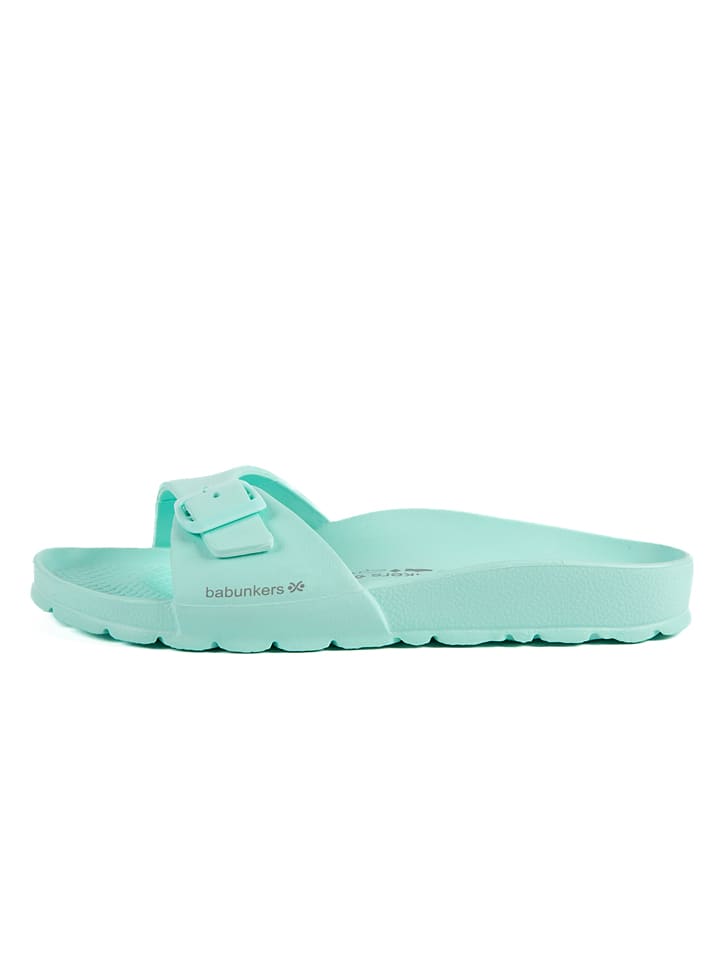 Slippers mintgroen
