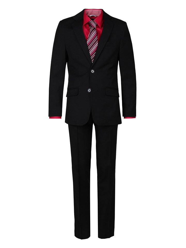 Anzug - Slim-fit - in Schwarz
