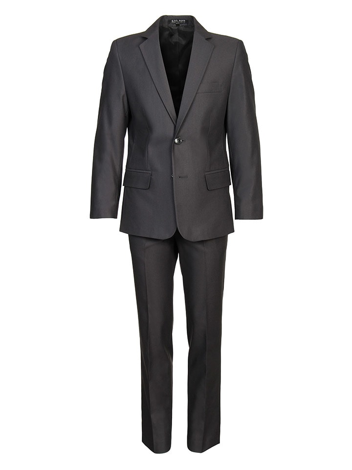 Garnitur - Slim fit - w kolorze antracytowym
