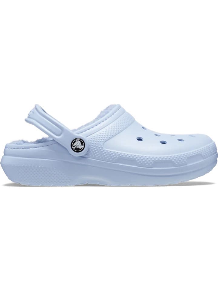 Baby blue fuzzy crocs new arrivals