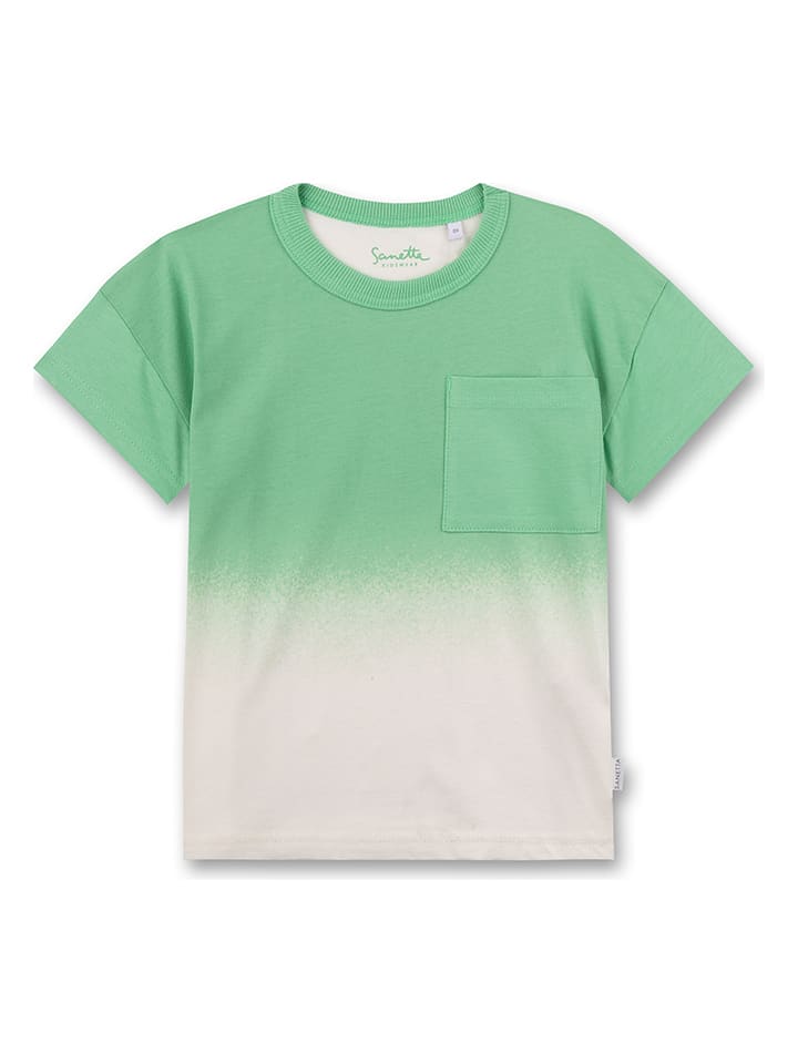 Shirt crème/groen