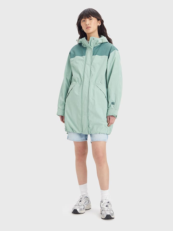 Regenjas mintgroen sale