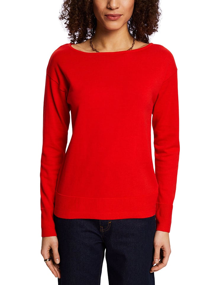 ESPRIT Trui rood goedkoop kopen limango