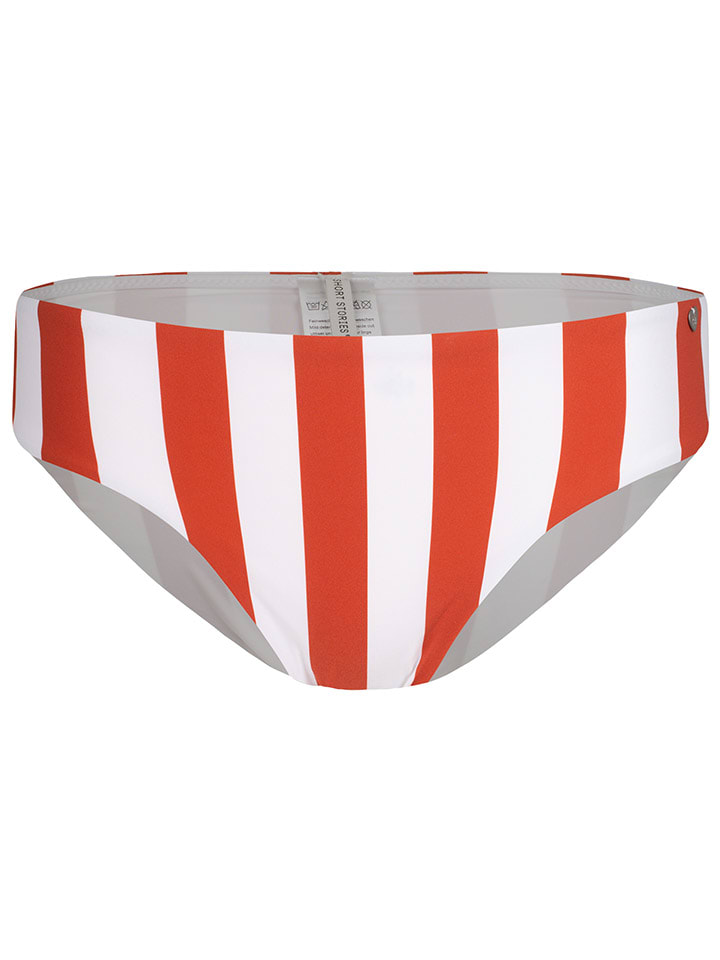 Bikinislip wit/rood