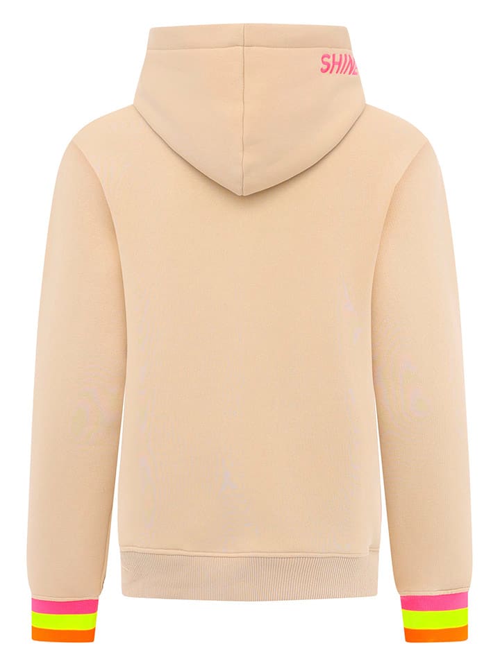 Zwillingsherz Hoodie Always Happy in Beige gunstig kaufen limango
