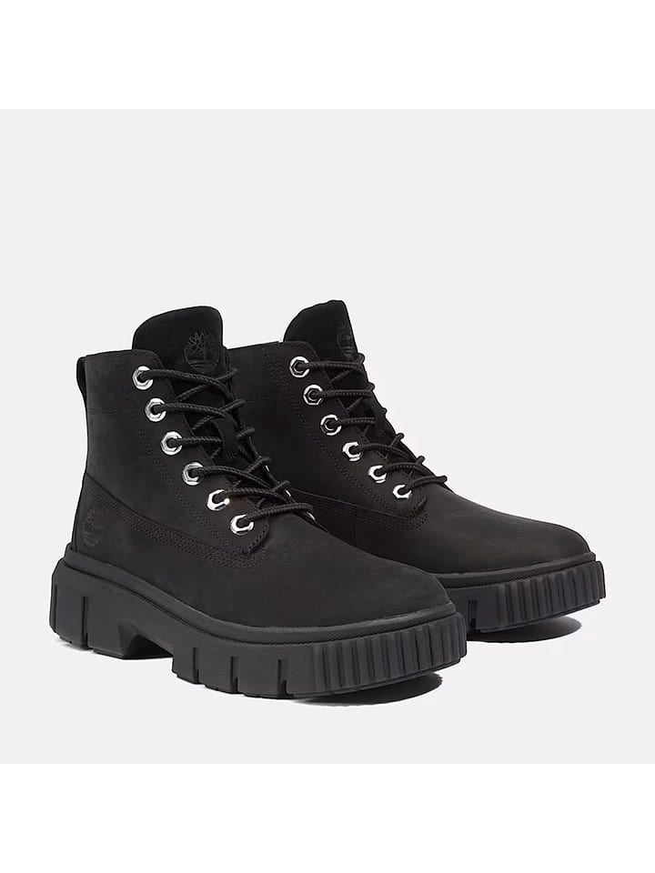 Leren boots "Greyfield" zwart