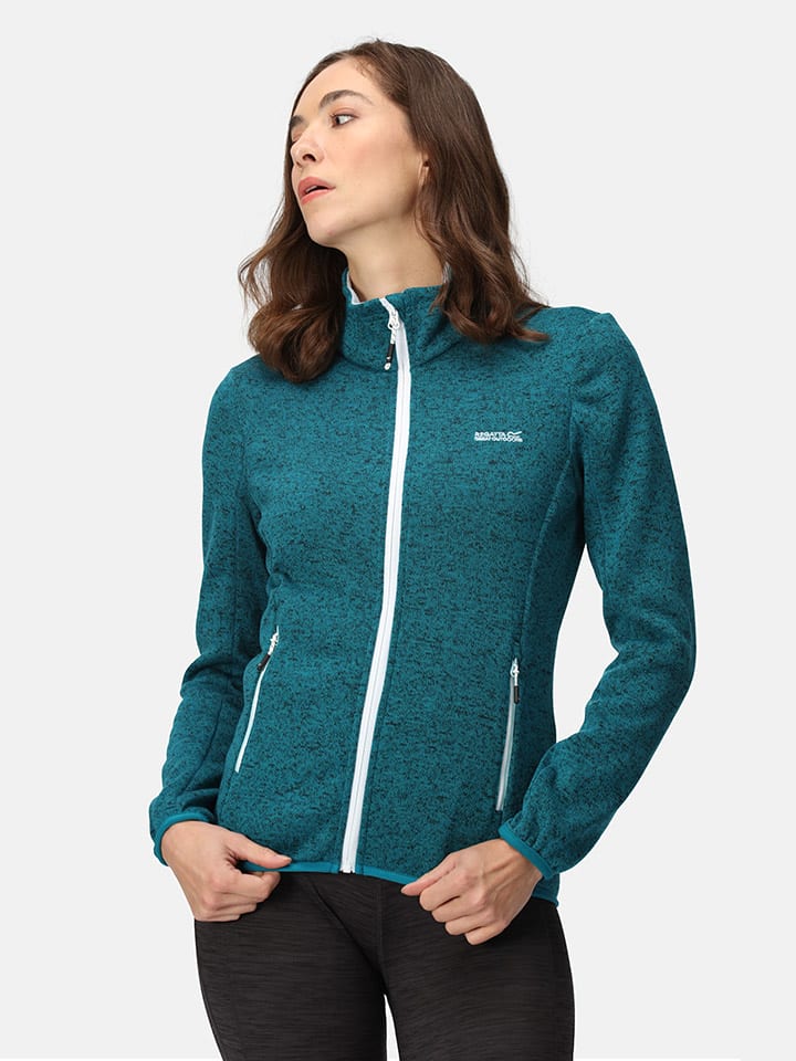 Fleecejacke "Newhill" in Türkis