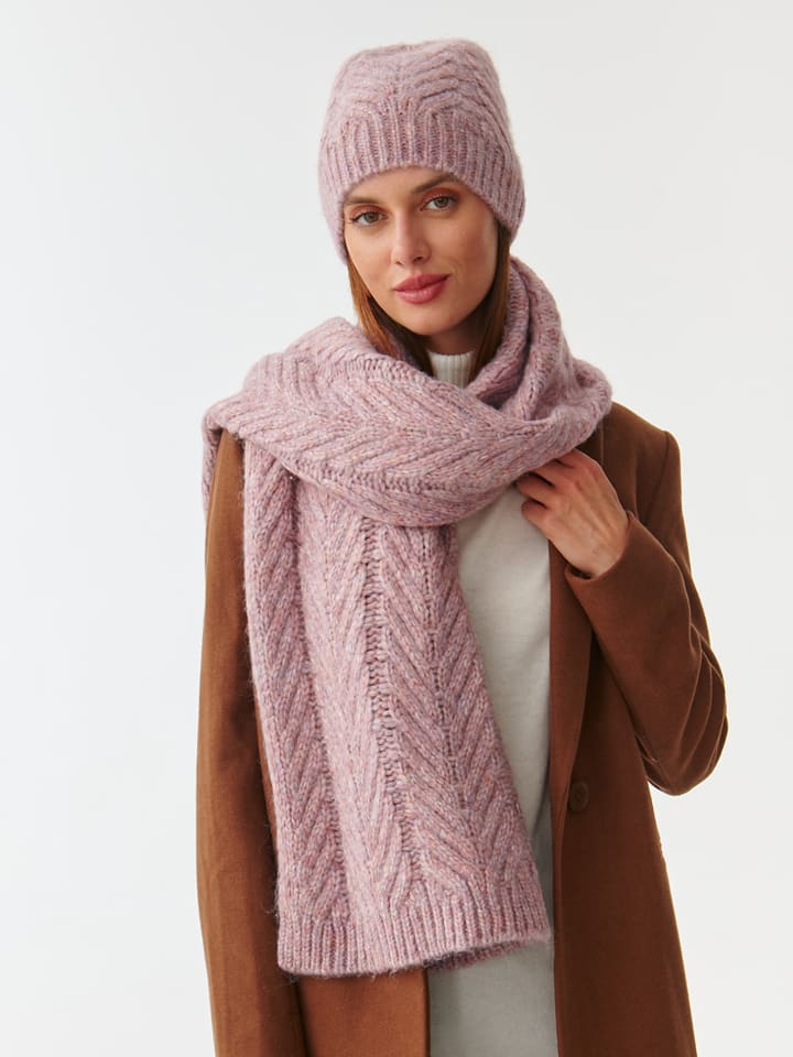 Schal in Rosa - (L)175 x (B)36 cm