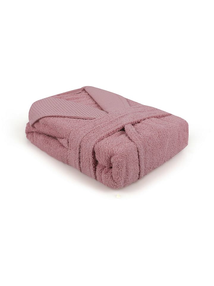 Bademantel in Rosa
