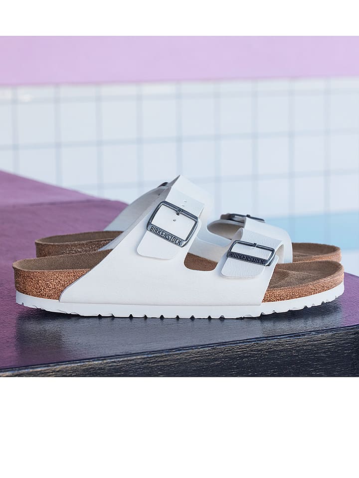 Birkenstock Pantoletten Arizona in WeiB gunstig kaufen limango
