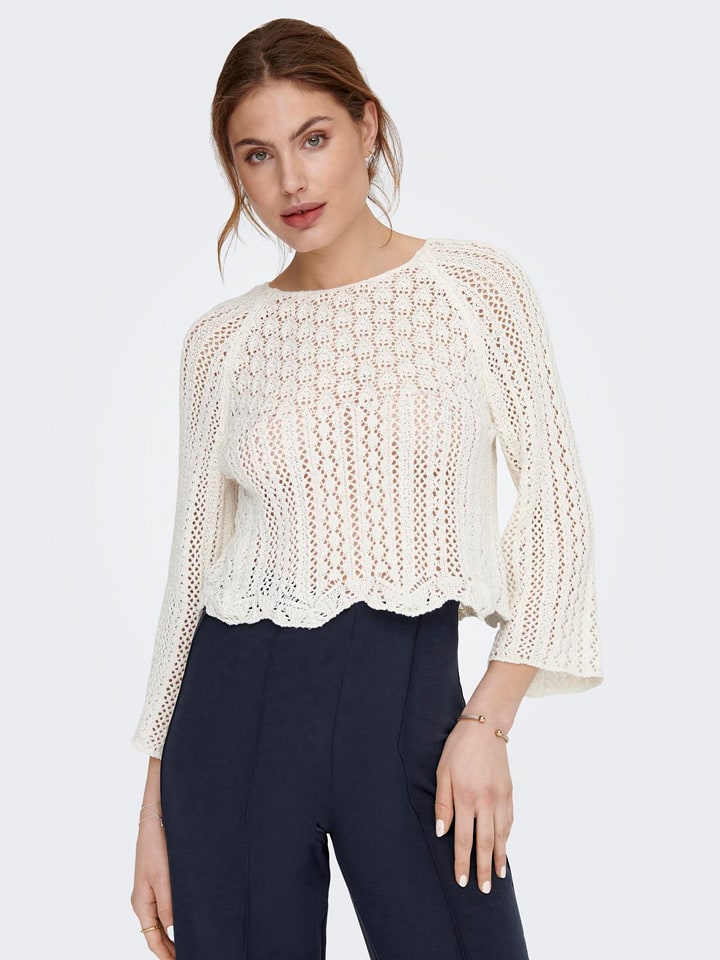 Pullover in Creme
