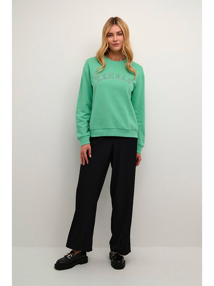 Sweatshirt in Grün