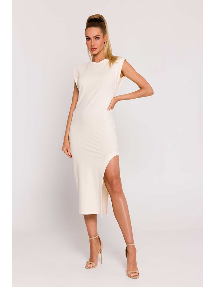 Kleid in Creme