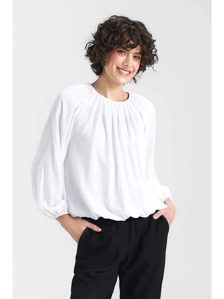 Bluse in Weiß