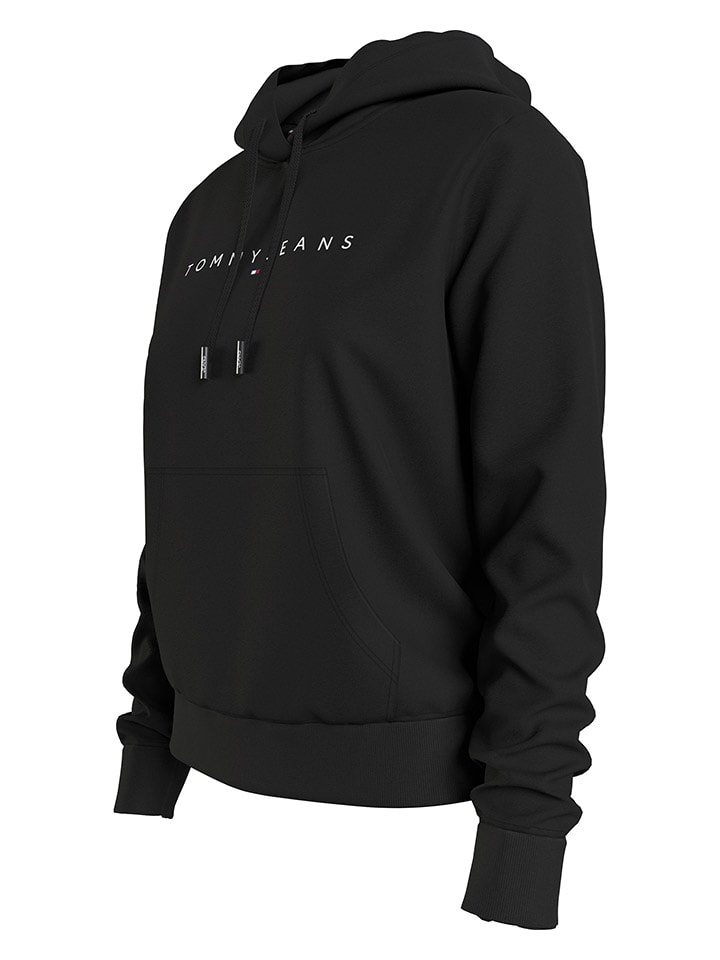 Black tommy hilfiger hoodie women's sales