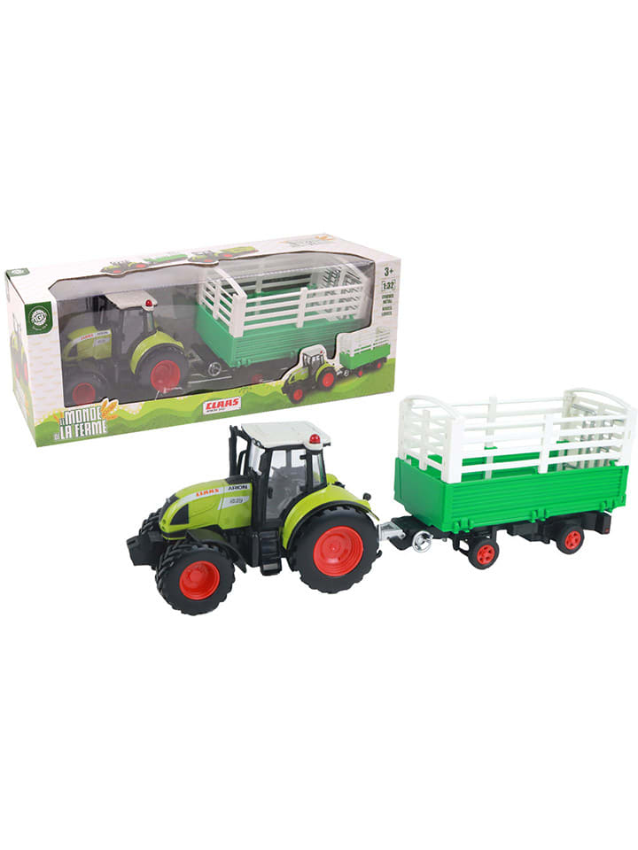 Les Amis de la Ferme Traktor Claas 540 met aanhanger - vanaf 3 jaar goedkoop kopen