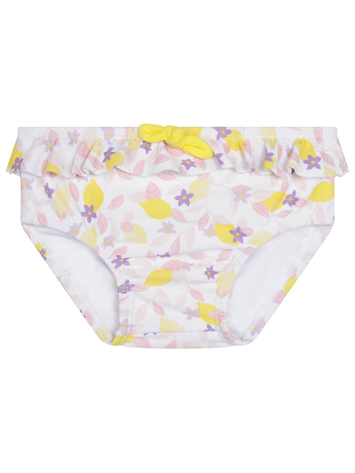 Figi bikini w kolorze biało-żółtym