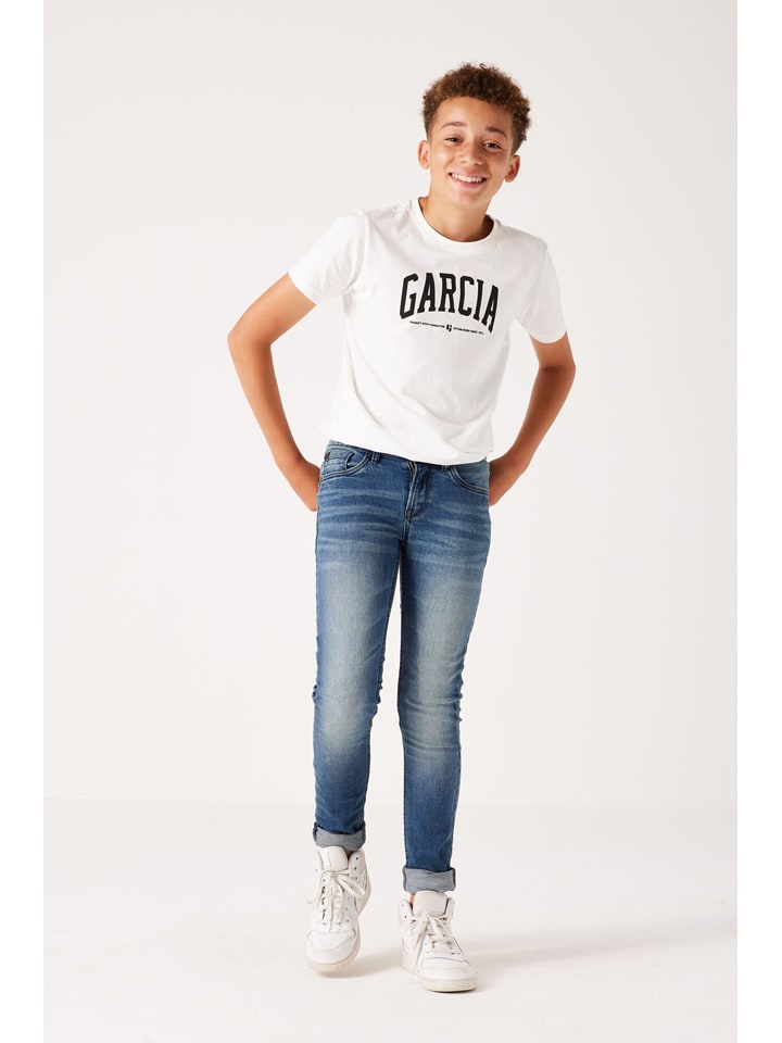 Dżinsy "Xand" - Skinny fit - w kolorze niebieskim