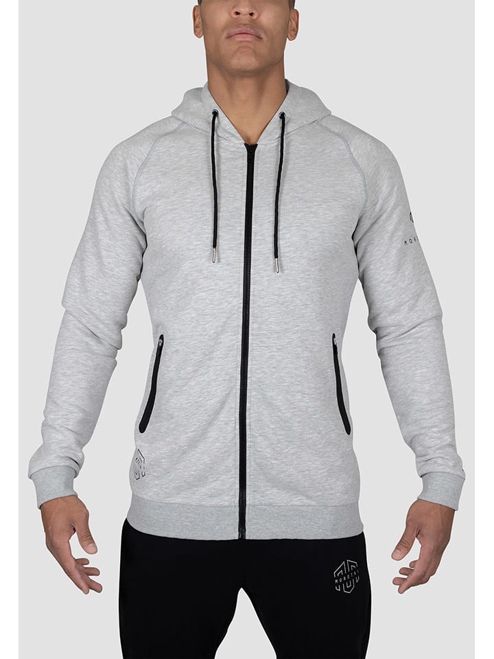 Sweatjacke "Yvo Tech" in Grau