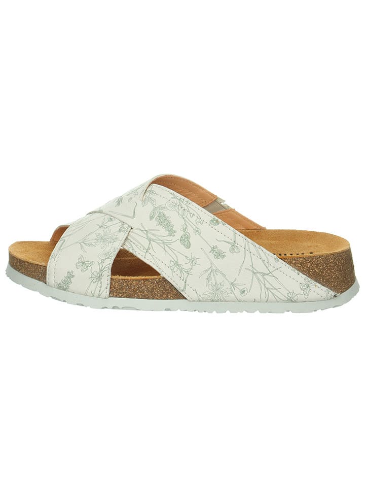 Witte leren slippers best sale