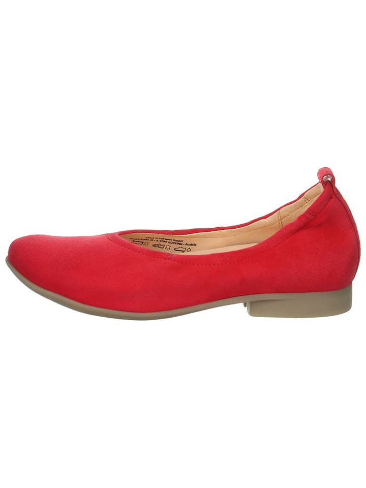 Leder-Ballerinas "Guad2" in Rot