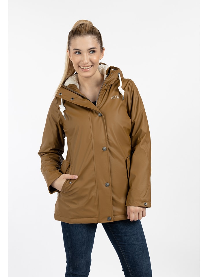 Übergangsjacke in Hellbraun