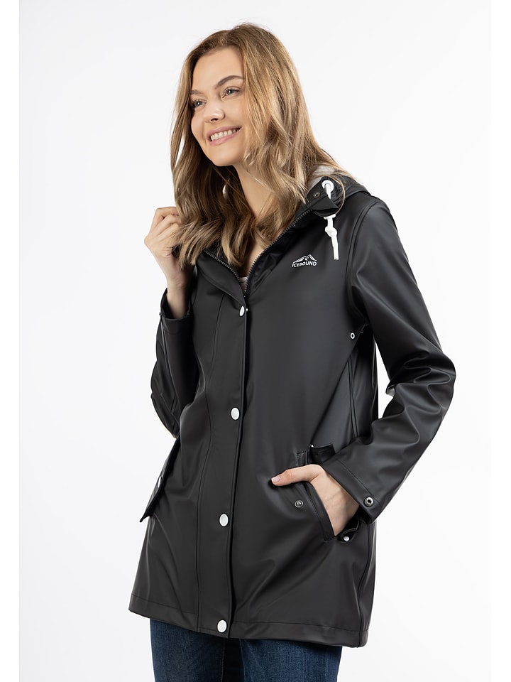 Übergangsjacke in Schwarz