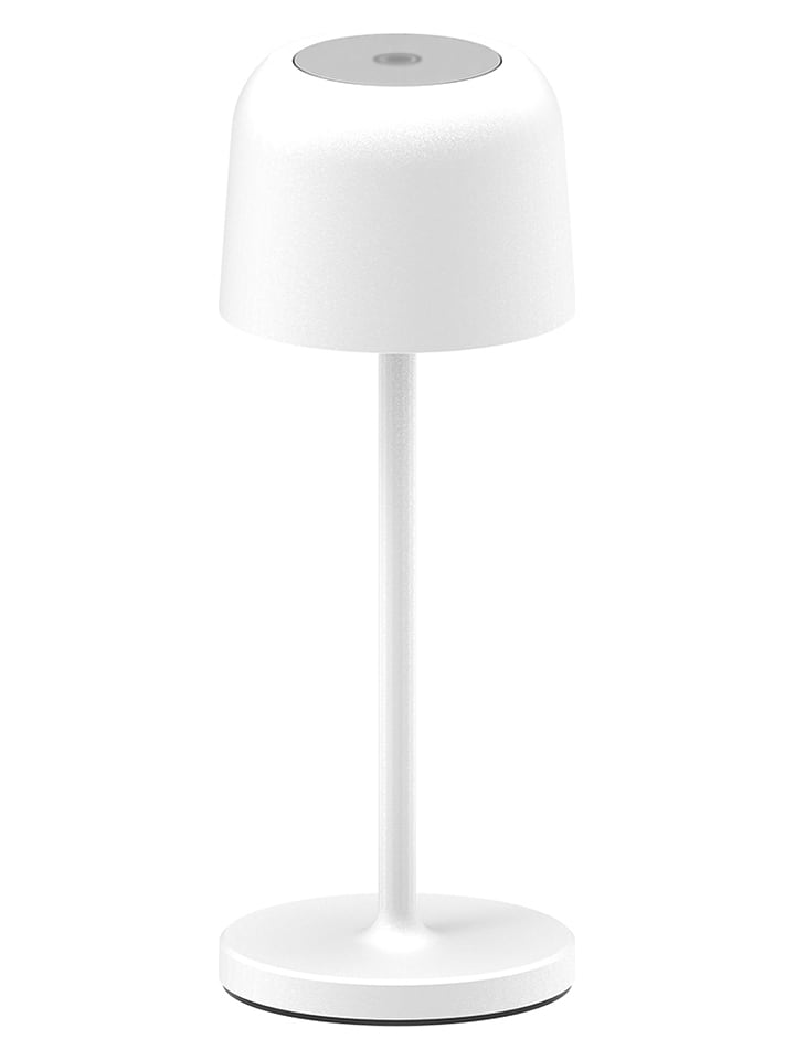 Lampa stołowa LED "Sophia" w kolorze białym - Ø 7,5 x wys. 20 cm