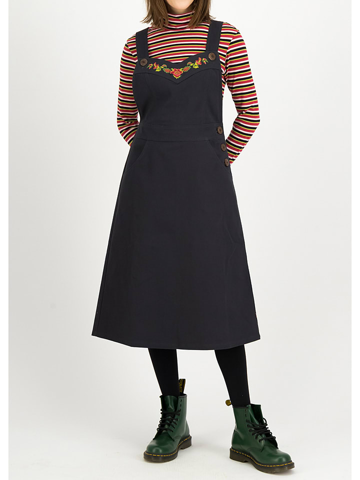 Blutsgeschwister Tuinjurk Power Pinafore zwart goedkoop kopen limango