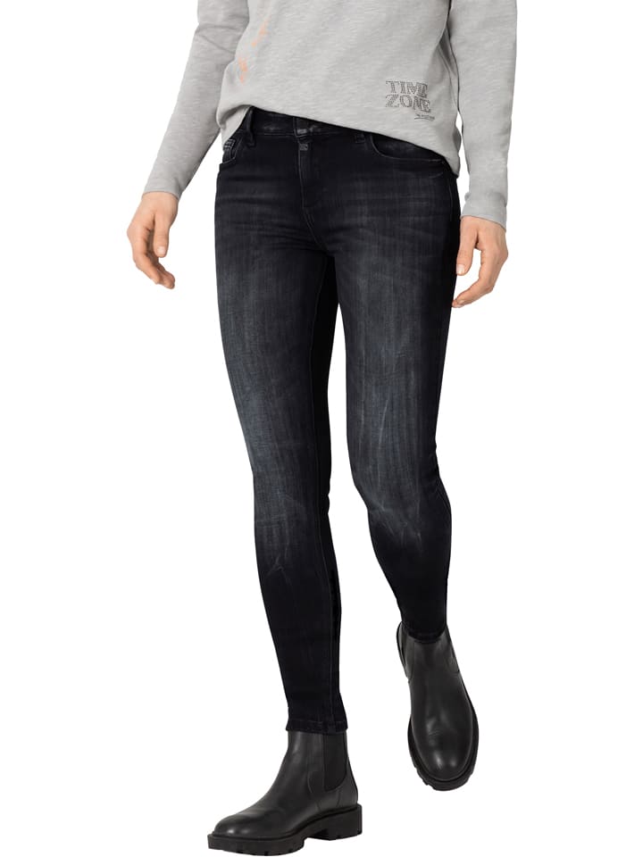 Jeans "Aleena" - Skinny fit - in Schwarz