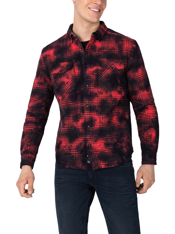 Hemd - Regular fit - in Rot