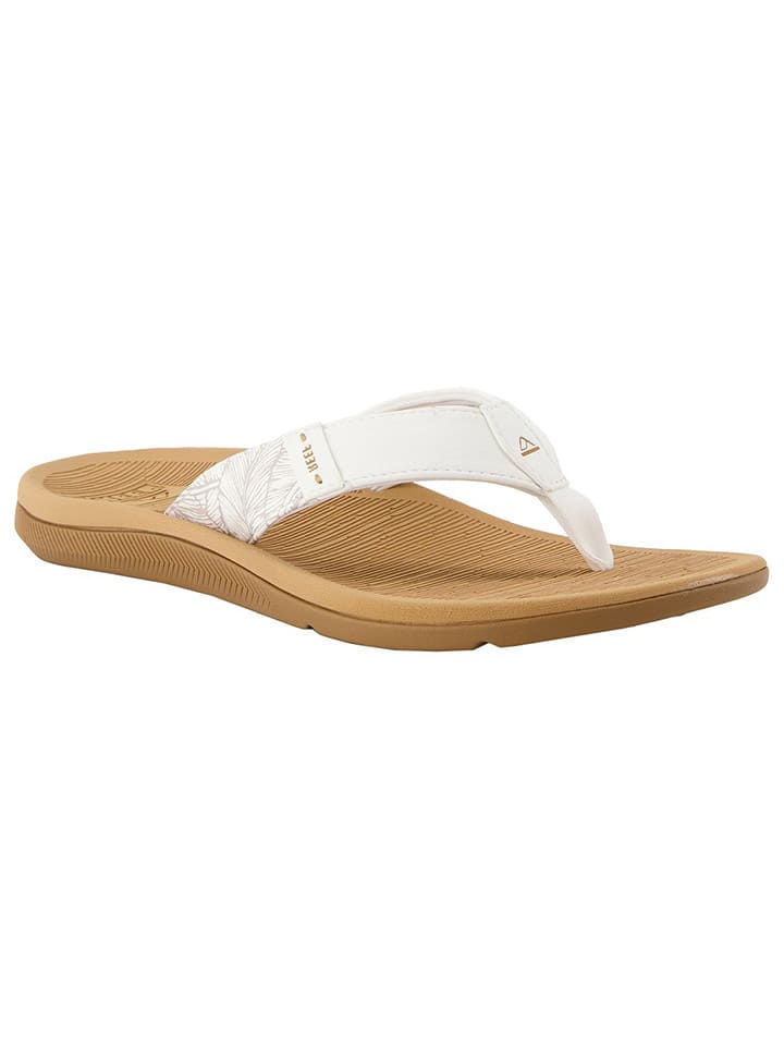 Teenslippers "Santa Ana" wit/beige