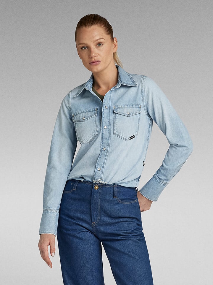 Hemd - Slim fit - in Hellblau
