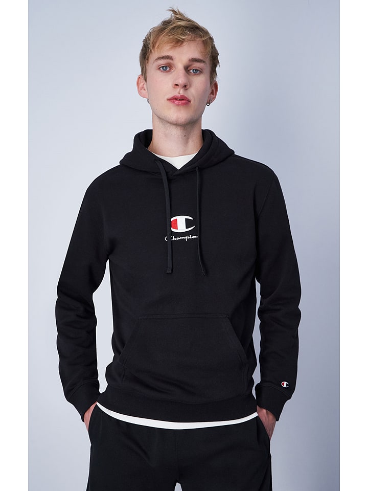 Champion hoodie zwart hotsell