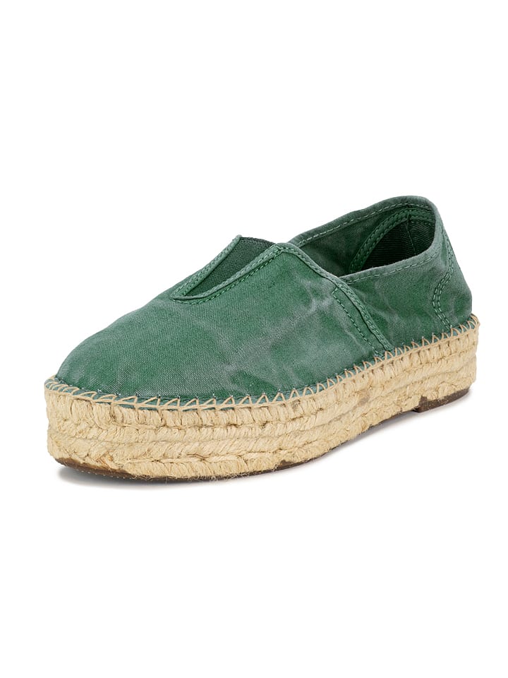 Espadrilles in Grün